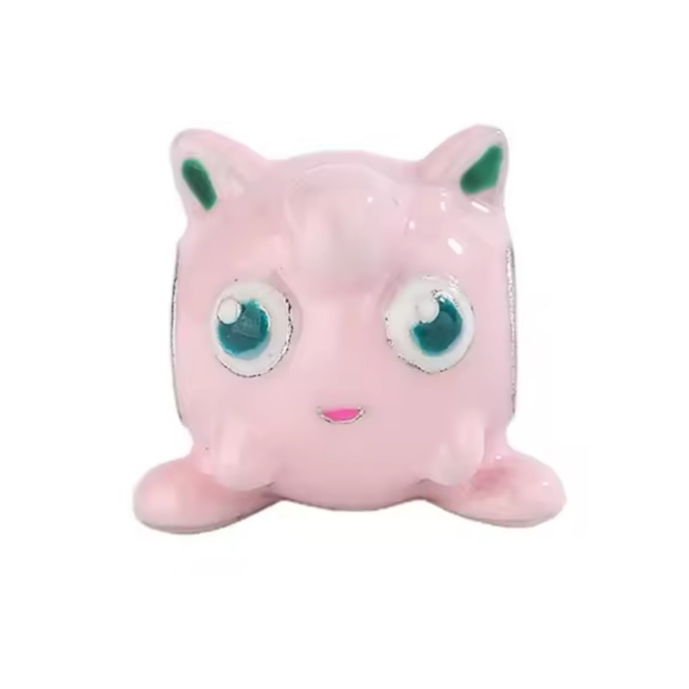 NWOT Pokemon Jigglypuff Wigglytuff Pink Charm Sterling Silver 925